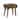 Rustic Mango Wood Side Table with Drawer - Natural Finish Accent Table - Fully Assembled, 18.5" H