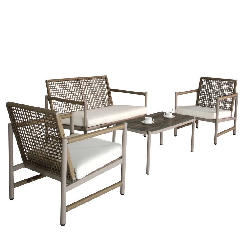4 Pieces Patio Furniture Set