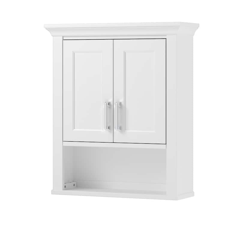 CRAFT + MAIN HOW2428 Hollis 28" Wood Wall Mounted Bathroom Cabinet - White