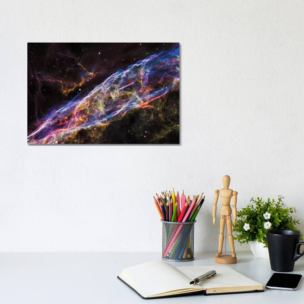 iCanvas "NGC 6960 (Witch's Broom Nebula), Veil Nebula, Cygnus Loop" by NASA Canvas Print