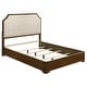 preview thumbnail 2 of 16, Garland 58-inch Panel Bed Cream Brown Cherry Queen
