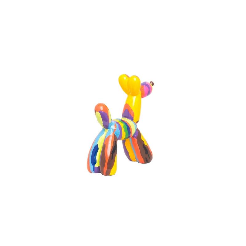 Interior Illusions Plus Graffiti Resin Dog Sculpture - 12" tall