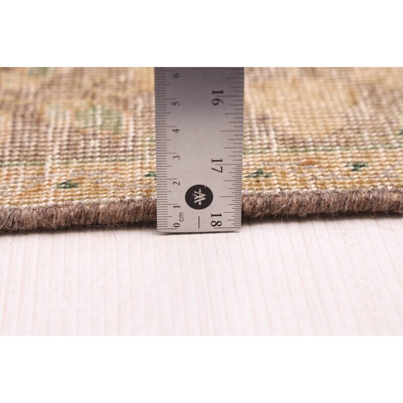 ECARPETGALLERY Hand-knotted Antalya Vintage Burnt Orange Wool Rug - 9'0 x 12'6