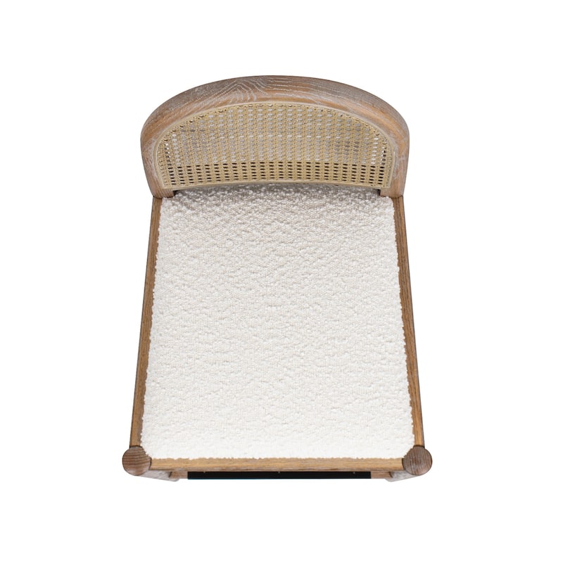 Panama Arched Cane Rattan Counter and Bar Stool (Set of 2)