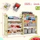 preview thumbnail 2 of 7, Kids Bookshelf Toy Storage Organizer,17 Bins,5 Bookshelves,Nursery Organizer Kids Furniture Set Toy Cabinet Unit,HDPE Shelf,Bins