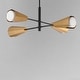 preview thumbnail 5 of 4, Maxim 10815SW Rizzo 4 Light 33" Wide Chandelier