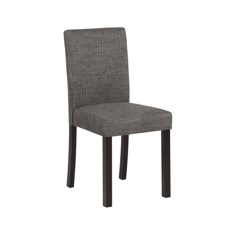 5-Piece, Modern Dining Table Set, Wooden Dining Table Set with 4 Chairs, for Kitchens and Dining Rooms, Light Grey & Black