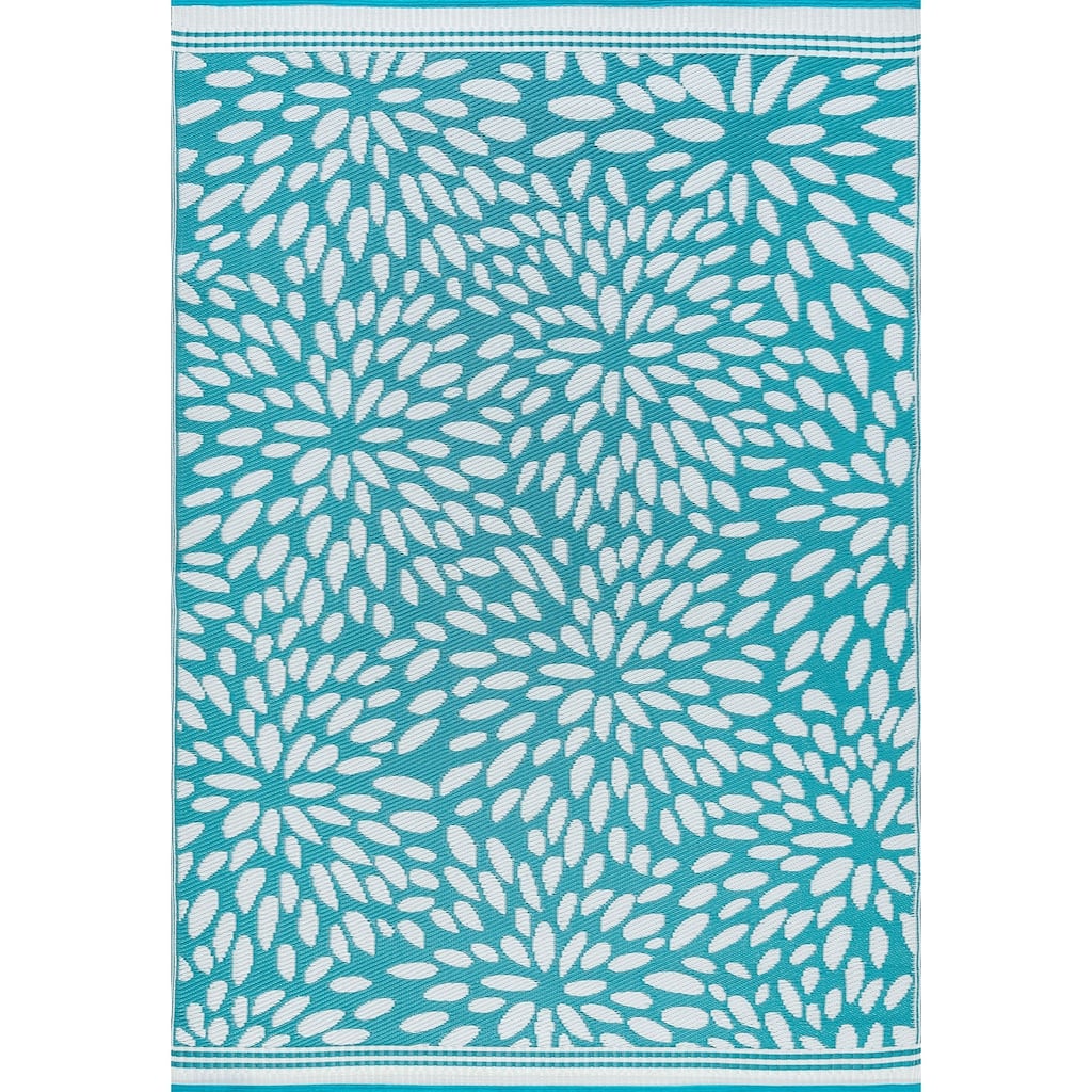 Sundown Beach Floral Indoor/Outdoor Area Rug