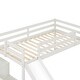 preview thumbnail 15 of 16, Twin Size Loft Bed With Staircase,Storage,Slide,Full-length Guardrails