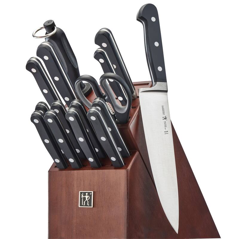 Classic 16-Piece Knife Block Set - Ash - 16-pc - Ash - 16 Piece - 16-pc