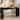 63 Inch Bar Table with Footrest, Black -  63" L x 19.69" W x 35.43" H