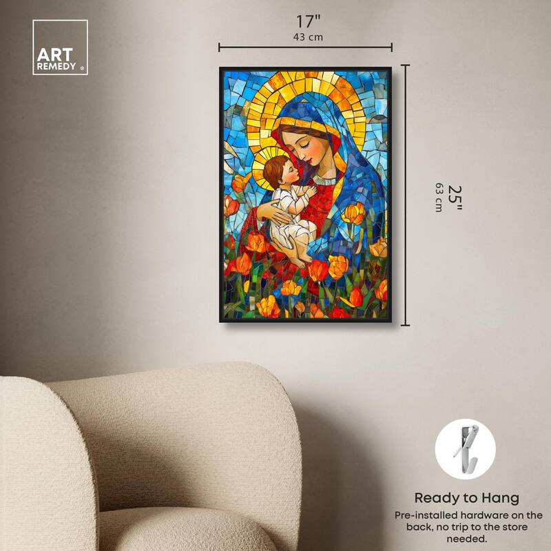 Glass Gospel I Canvas by Art Remedy