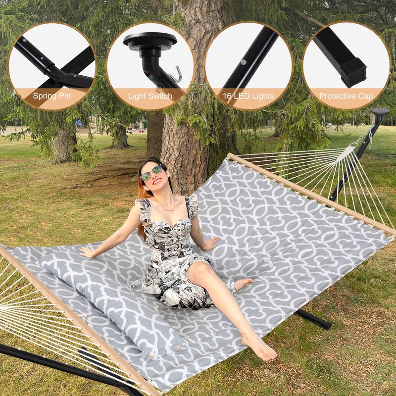 12 ft. Hammock with Stand - 149.6*55.1*45.3