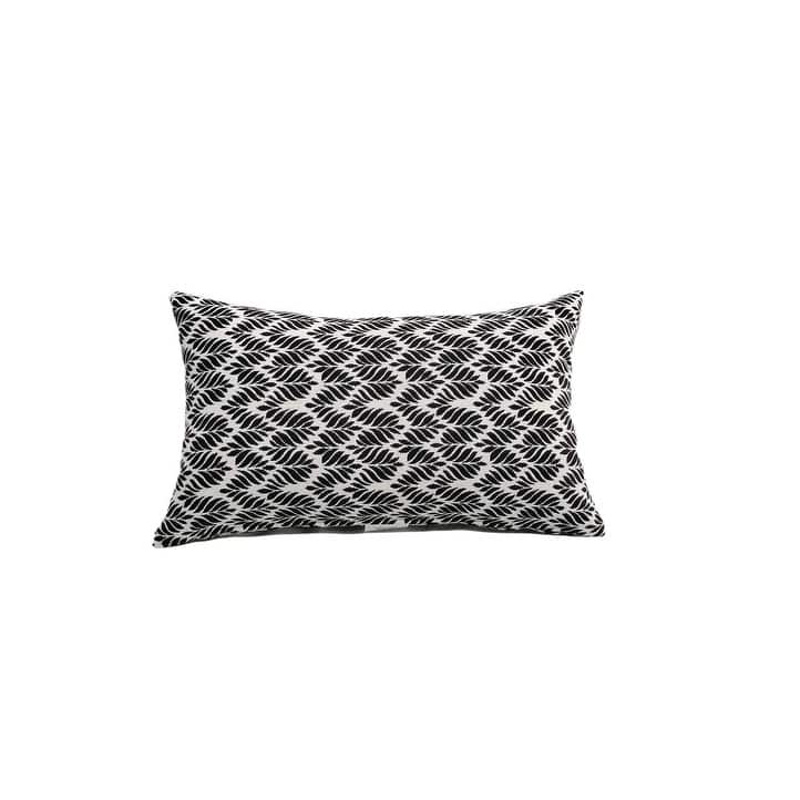 12" x 20" Indoor/Outdoor Throw Pillow, Set of 2 - N/A - Black Leaf