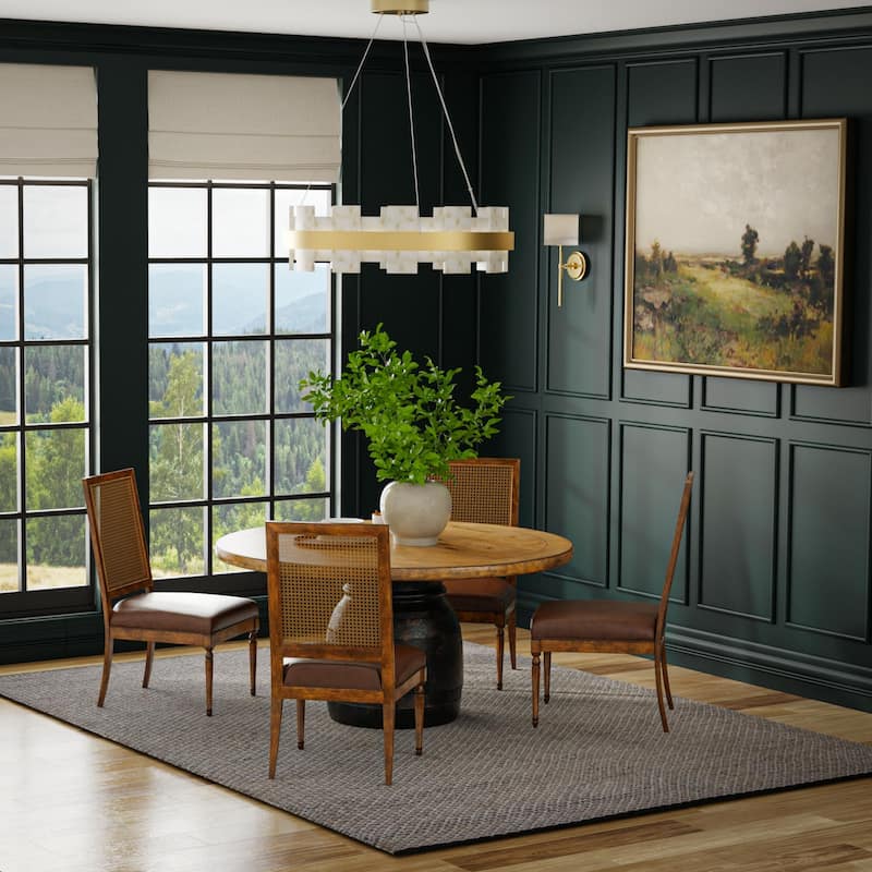 Alora Decor Wade Collection Ivory Contemporary Indoor/Outdoor Area rug