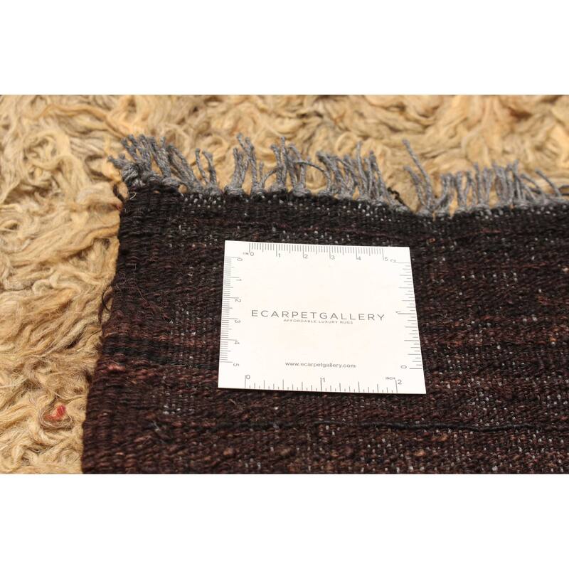 ECARPETGALLERY Hand-knotted Peshawar Ziegler Dark Brown Wool Rug - 3'5 x 6'4