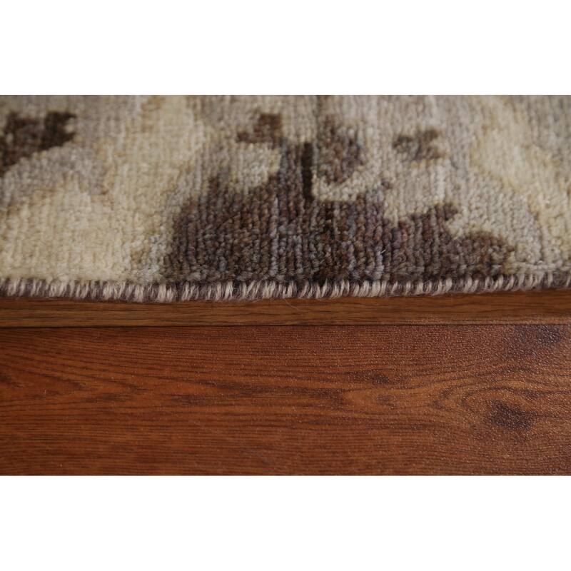 Hand Knotted Oriental 100% Wool Carpet Modern Abstract Multi-Colored Abstract Area Rug - 4' 9'' X 3' 10''