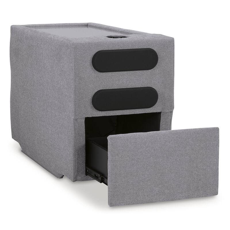 Signature Design by Ashley Modmax 3-Piece Sectional with Audio Console - 93" W x 37" D x 36" H