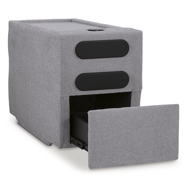 Signature Design by Ashley Modmax 6-Piece Sectional with Audio Console - 139" W x 86" D x 36" H