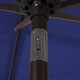 preview thumbnail 39 of 69, Lopes 9-foot Patio Umbrella with Bronze Finish Base Weight Stand Included
