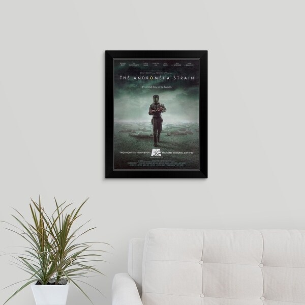 "The Andromeda Strain (2008) - TV Poster" Black Framed Print