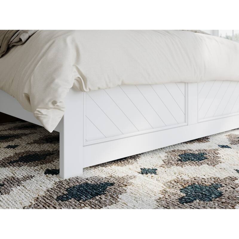 Canyon Foundation Bed Frame with Matching Footboard