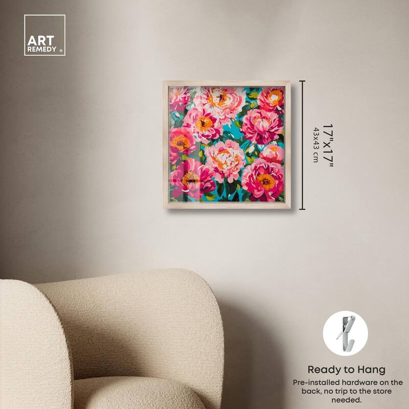Maximalist Bloom Shadowbox by Art Remedy
