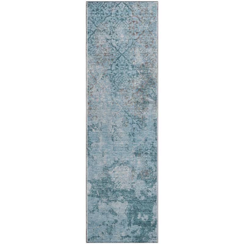 Premium Washable Super Soft Vintage Trellis Mayfield Rug