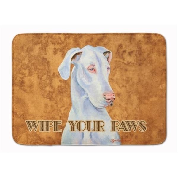 Carolines Treasures Lh9444rug White Great Dane Wipe Your Paws Machine Washable Memory Foam Mat Overstock 27713881