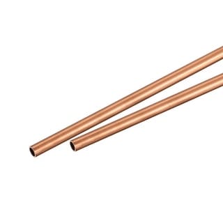 Copper Round Tube 3.5mm Od 0.5mm Wall Thickness 300mm Length Pipe 