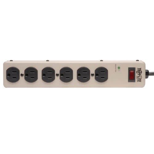 Tripp Lite Pm6sn1 6-Outlet Commercial-Grade Surge Protector, 6-Ft. Cord, 900 Joules, 12.5-In. Length