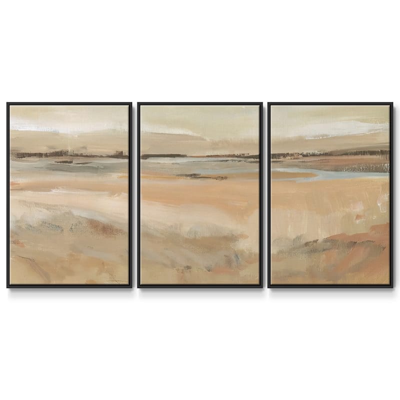 Earth Tone Landscape II - Multi Piece Framed Canvas