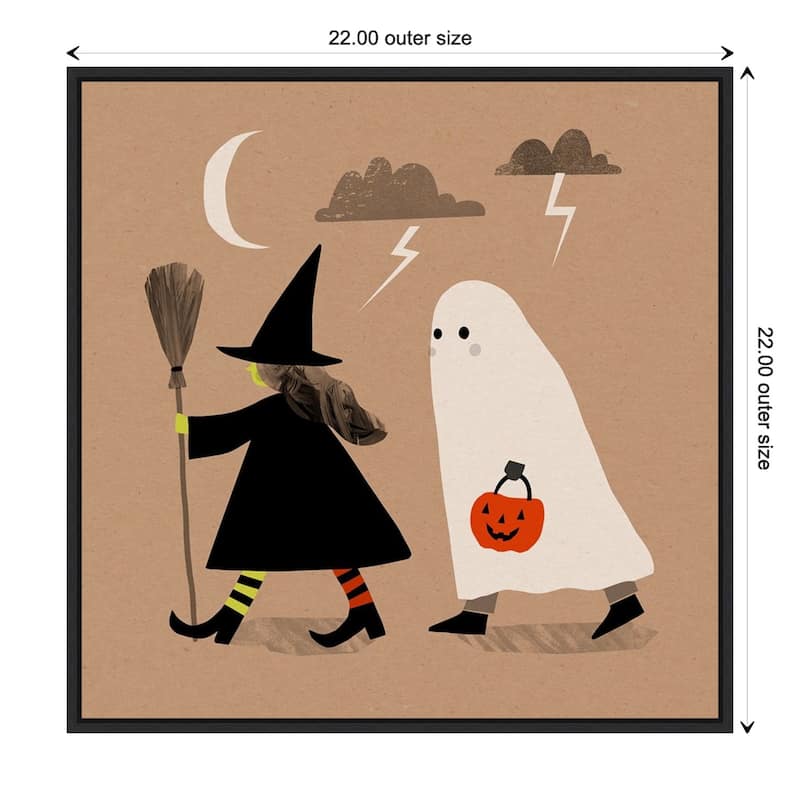 Amanti Art Graphic Halloween III Framed Canvas Wall Art