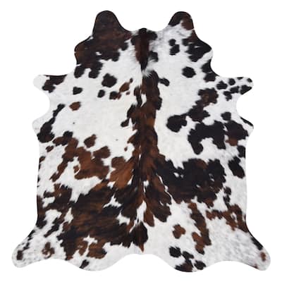 Real Cowhide Rug Salt&Pepper Tricolor - 6' x 7'