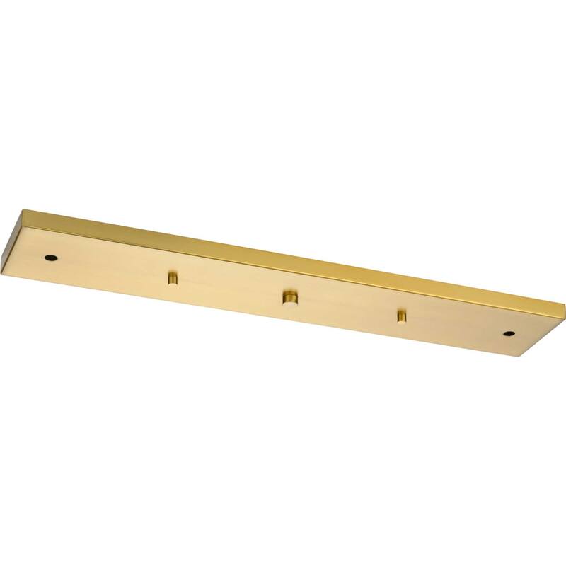 Progress Lighting 3 Point 23-1/4" Wide Pendant Suspension Canopy - Brushed Bronze