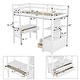 preview thumbnail 5 of 35, Twin Size Loft Bed with Built-in Desk with Two Drawers