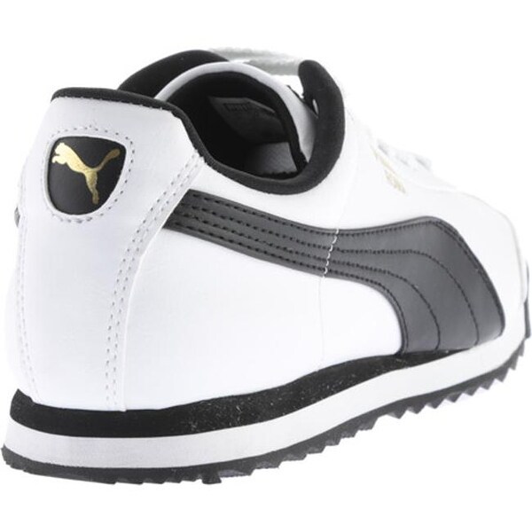 puma roma white black