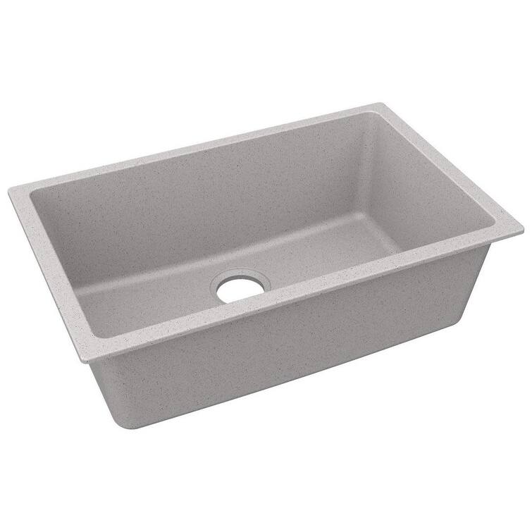 Elkay ELGRU13022 Quartz Classic 29-1/2" Undermount Single Basin Quartz - Greystone