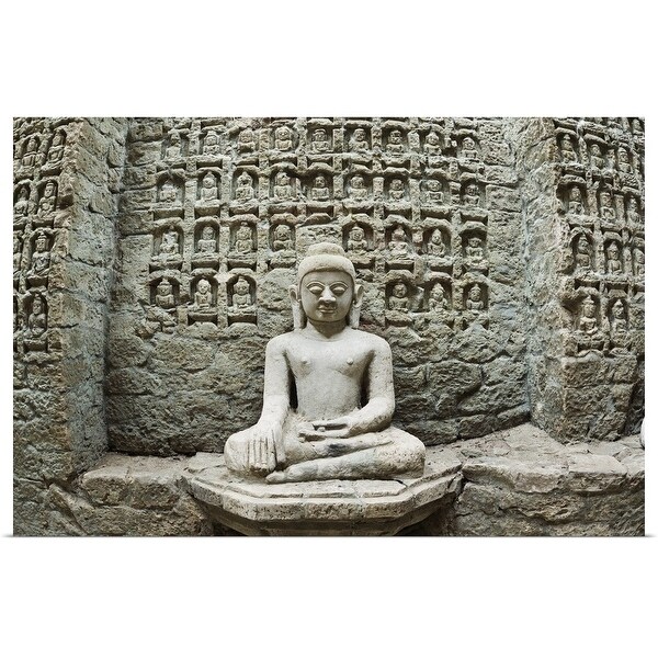 "Kothaung Temple, Mrauk U, Myanmar" Poster Print