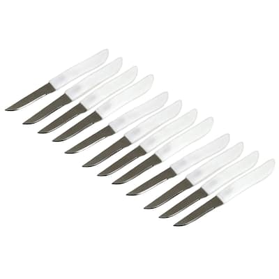 Chef Craft 4pc Stainless Steel Blade Paring Knives Set - Great for Cutting Fruits & Vegetables