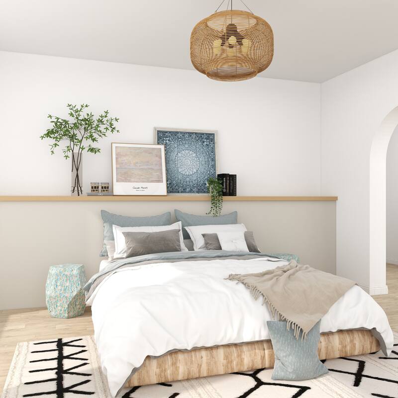 Mother of Pearl Shell Handmade Accent Table - Cream or Multi Colored