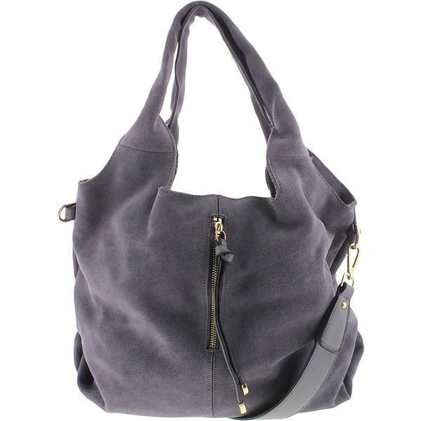 Moda Luxe Womens Sabrina Hobo Handbag Suede Leather Trim Moda Luxe Womens Sabrina Hobo Handbag Suede Leather Trim Large