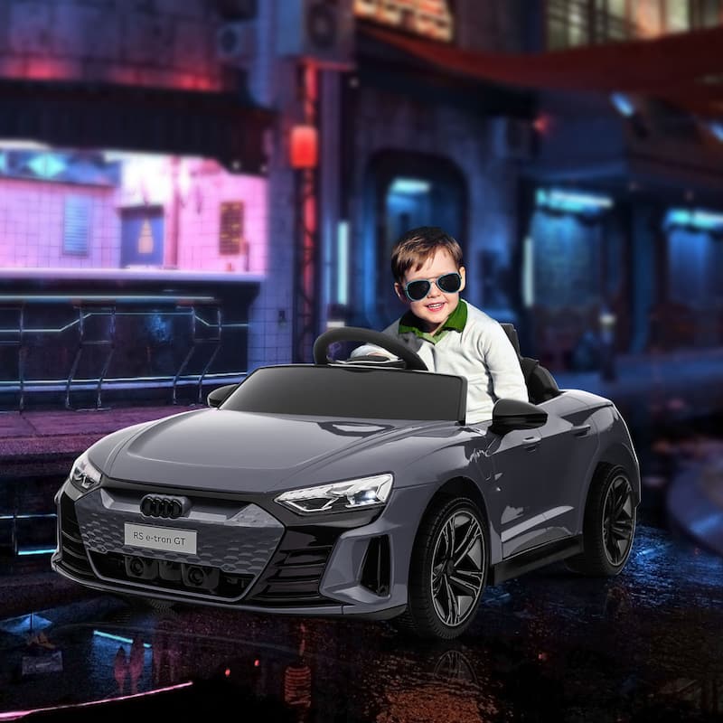 Aosom Kids Ride on Car, 12V Licensed Audi RS E-tron GT 3.1 MPH Electric Car for Kids
