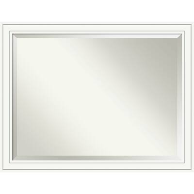Wall Mirror Oversize Large, Craftsman White 45 x 35-inch - oversize large - 45 x 35-inch