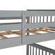 preview thumbnail 9 of 10, Full-Over-Full Bunk Bed with Ladders and Two Storage Drawers