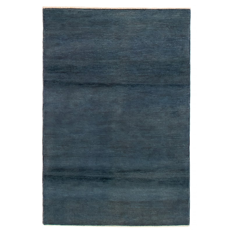 Pak Finest Gabbeh Blue Rug 3'10" x 5'11" - 3'10 x 5'11 - Dark Blue - 3'10 x 5'11