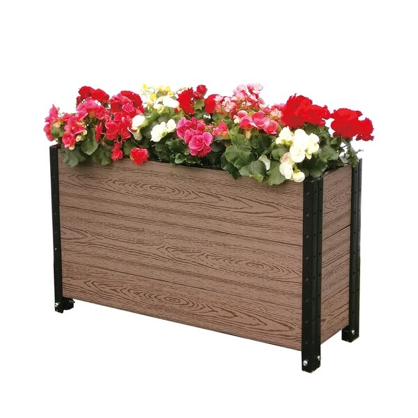 36inch Elevated Deep Trough Planter Overstock 32942896