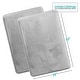 preview thumbnail 109 of 153, Empyrean Ultra Soft Plush Bathroom Rug - Non-Slip, Velvet, Memory Foam Bath Mat - Set of 2