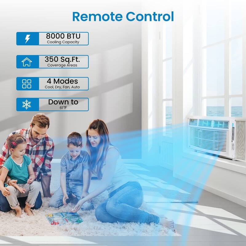 8000 BTU Smart Window Air Conditioner Bed Bath & Beyond 39076072