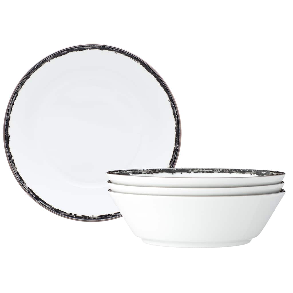 Noritake Rill Set Of 4 Soup Bowls, 7", 20 oz.